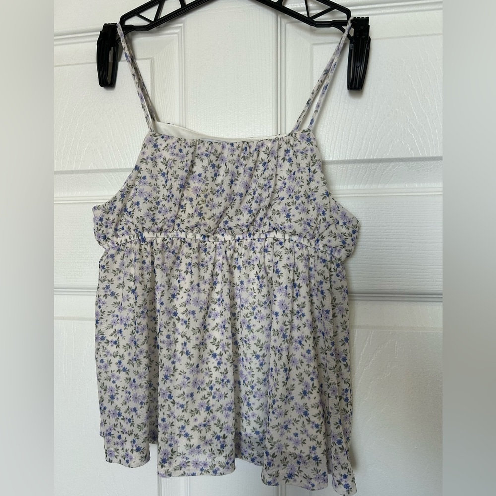 NWT RSQ Floral Tank